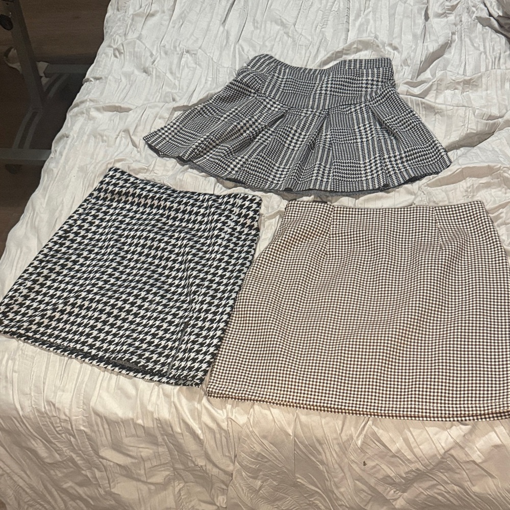 Plaid skirts bundle